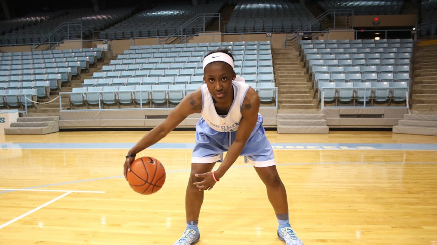 Sophomore guard Jamie Cherry (10) is ready to take the reigns of the Tar Heels’ offense.