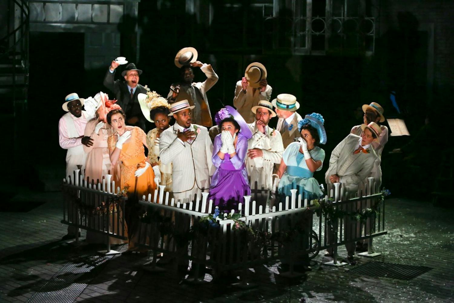 PlayMakers' Repertory Company in their production of "My Fair Lady."&nbsp;Photo taken by&nbsp;Ken Huth, courtesy of Rosalie Preston