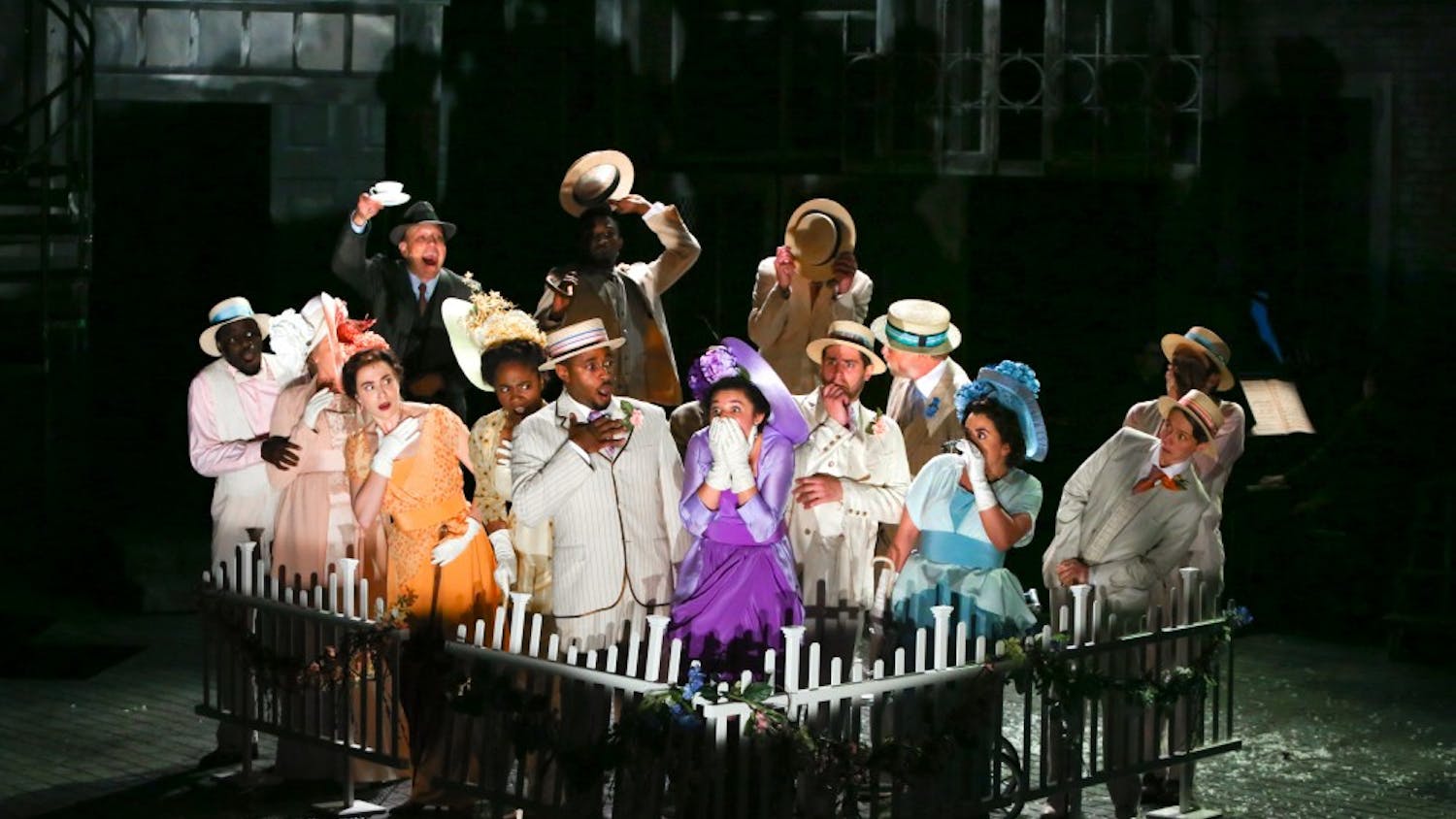 PlayMakers' Repertory Company in their production of "My Fair Lady."&nbsp;Photo taken by&nbsp;Ken Huth, courtesy of Rosalie Preston