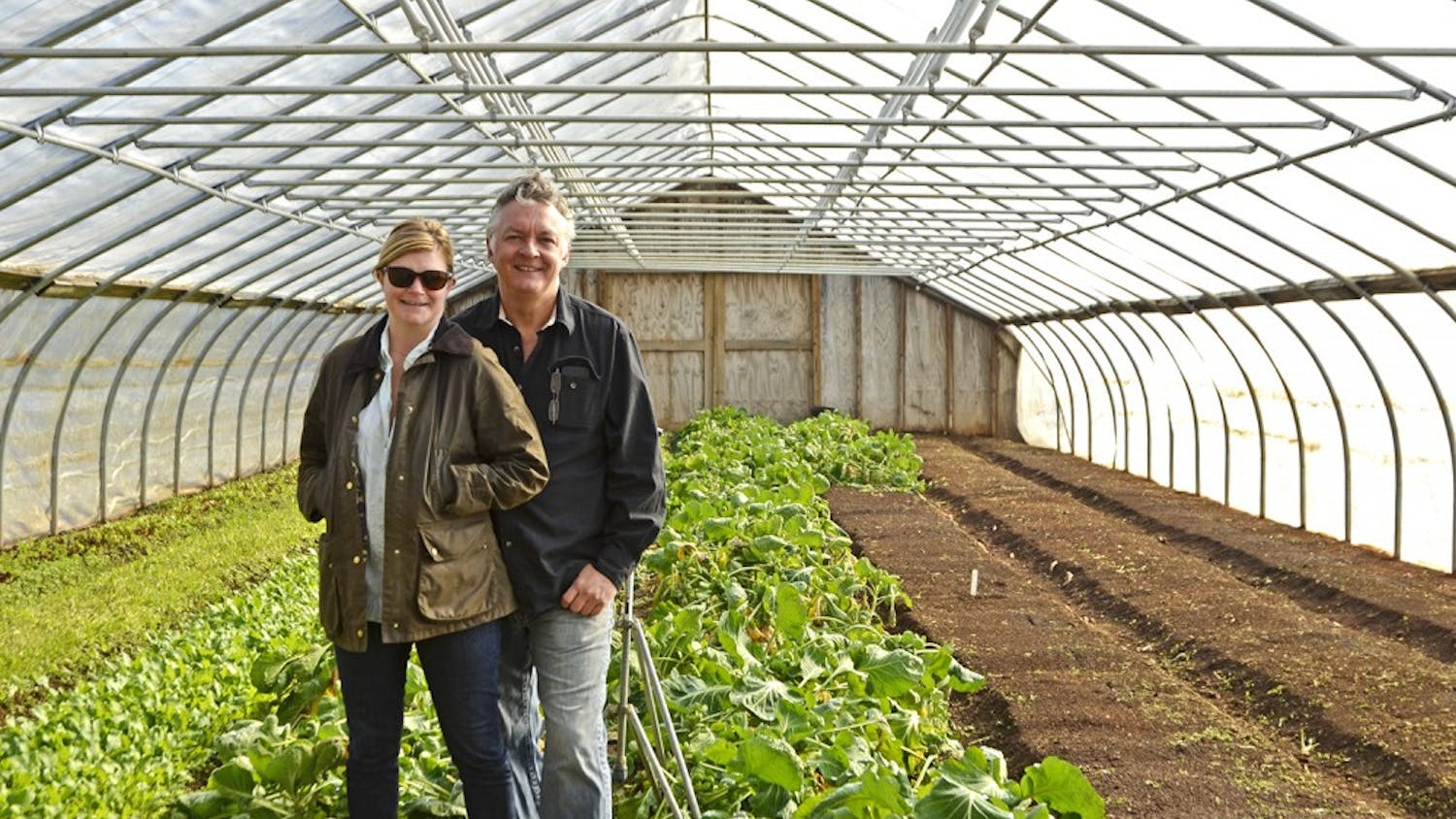 Jamie DeMent and Richard Holcomb own Coon Rock Farm in Hillsborough. They sell their products at their farm, at farmer's markets and now online. 