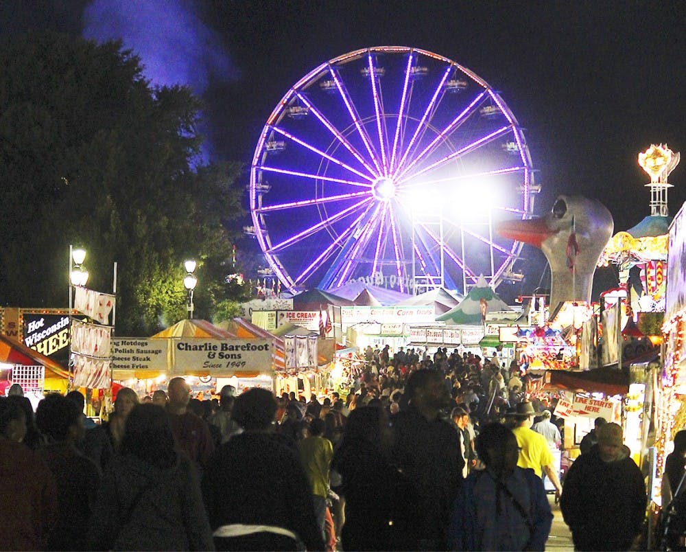 The N.C. State Fair, located on Blue Ridge Road, had an estimated attendance of around a million.