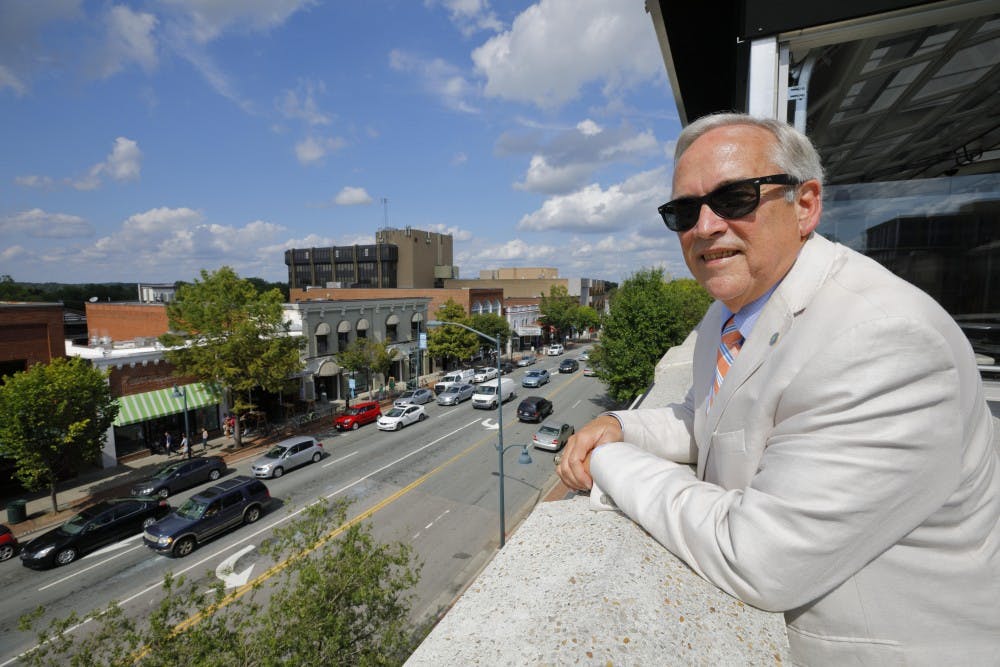 Roger Stancil has been Chapel Hill's town manager for 12 years. Photo courtesy of Stancil.&nbsp;