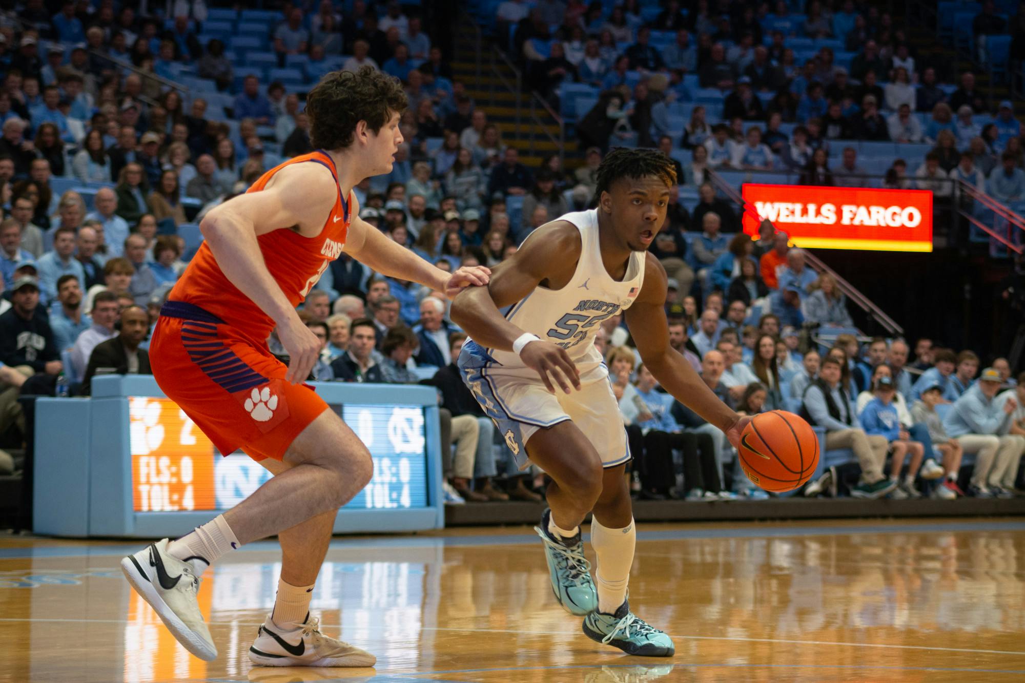 Unranked Clemson stuns No. 3 UNC men s basketball at home 80 76