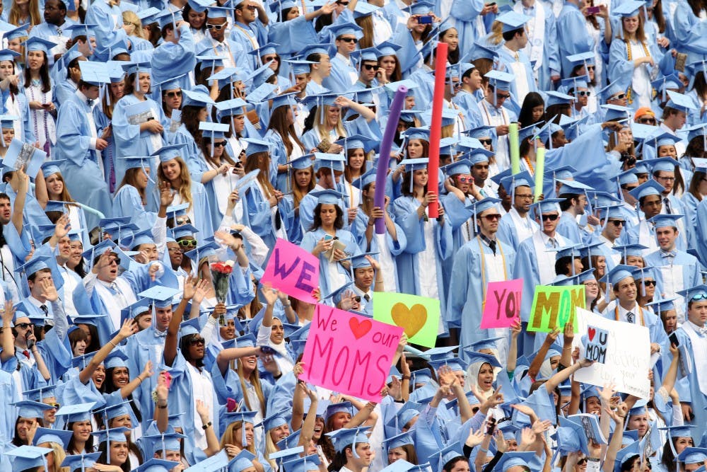 	<p>Members of the senior class celebrate graduation by showing their mothers appreciation. </p>