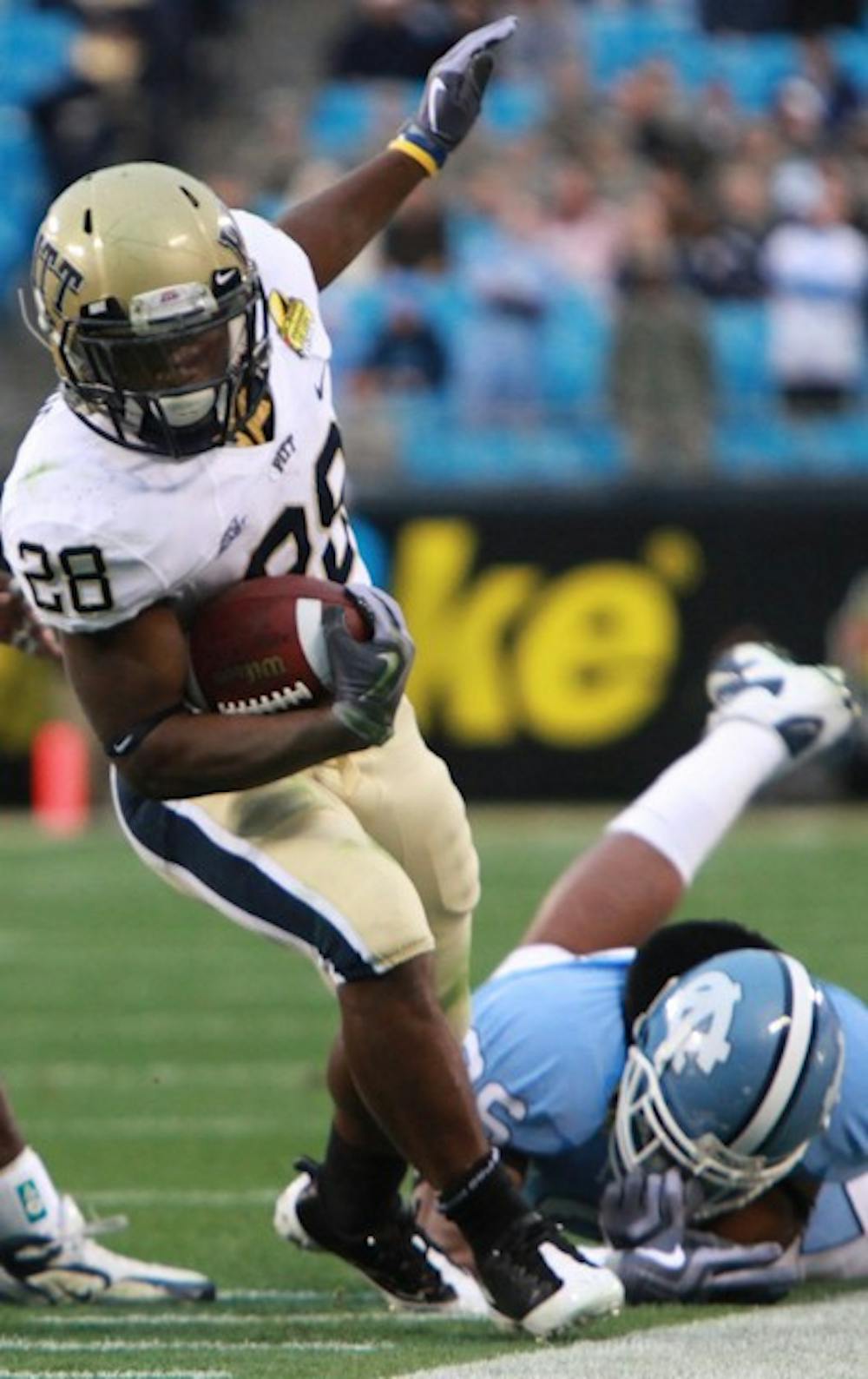 The Tar Heels had trouble catching Pathers freshman running back Dion Lewis, who ran for 159 yards.  DTH/Phong Dinh