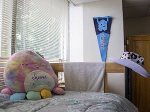A UNC dorm room is pictured on June 15, 2022.