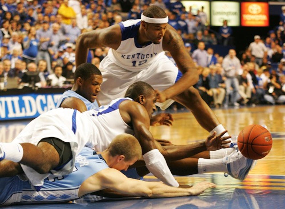In its second high-profile game of the week, North Carolina faced off against Kentucky. DTH/Margaret Cheatham Williams