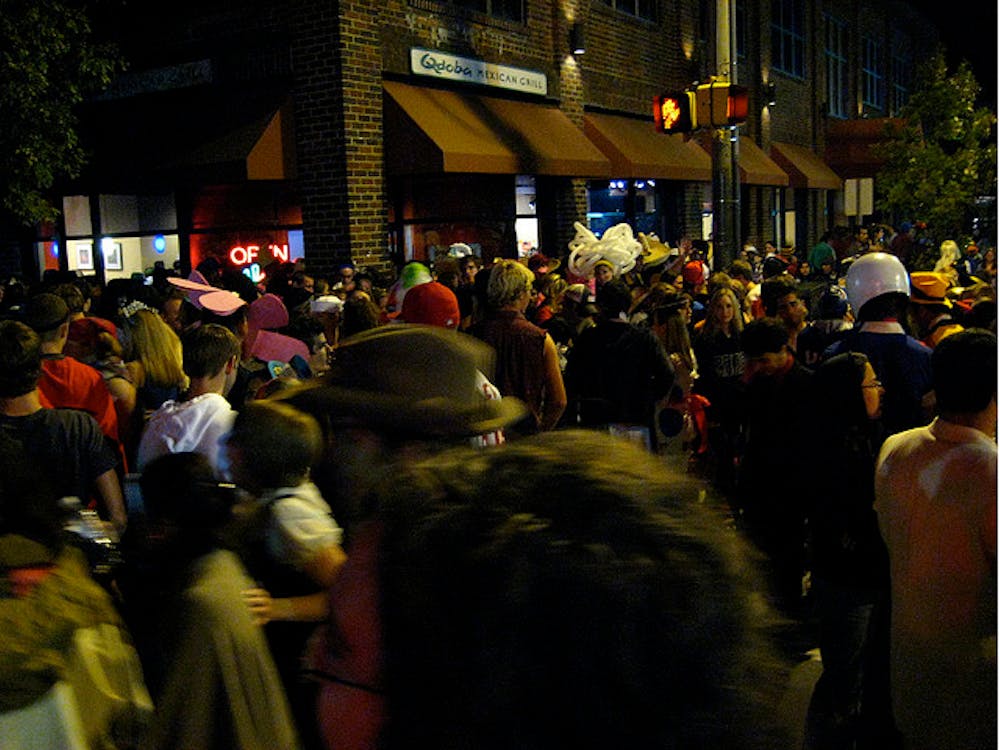 	Halloween in Chapel Hill. Photo from moonlightbulb on Flickr Creative Commons.