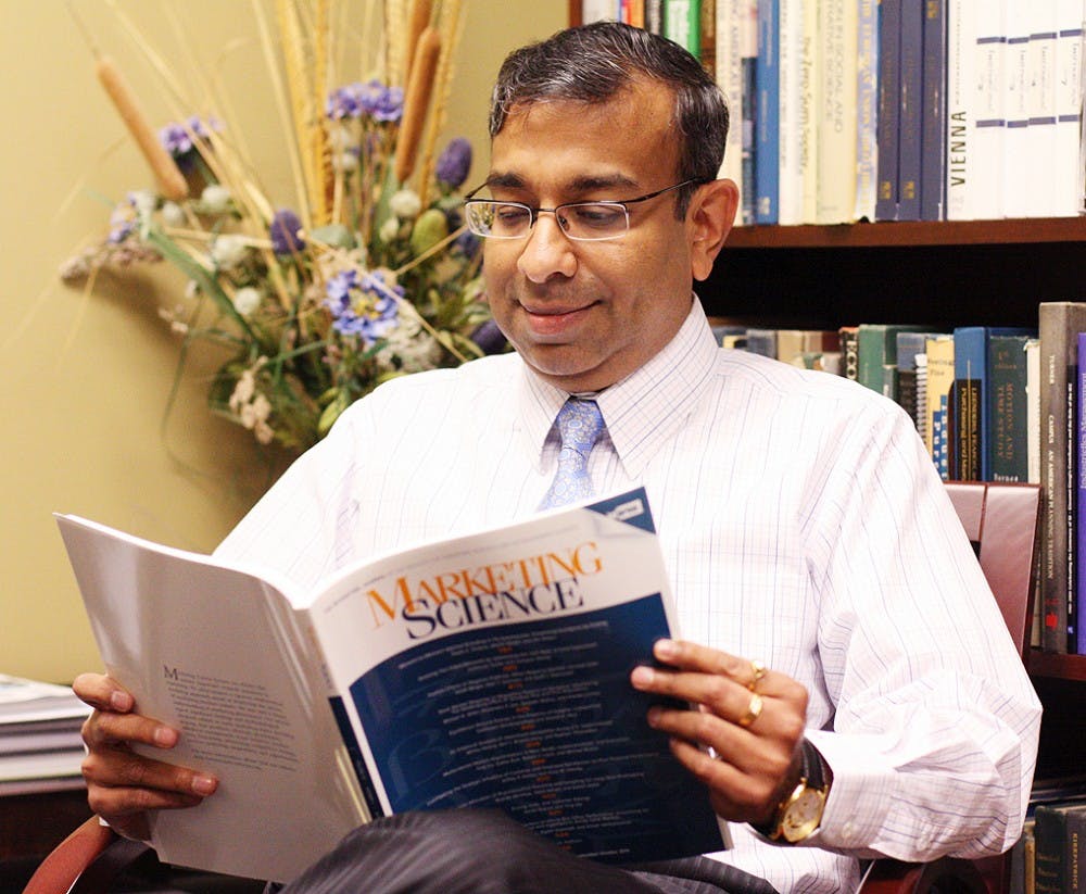 Sridhar Balasubramanian, marketing professor and associate Dean for the MBA program was named one of the 50 best business professors in the world. He said he thinks about teaching as "helping shape eager minds." He emphasized that teaching is three fold; students learn from teachers, students learn from each other, and  sometimes teachers learn from students. He also said, "Everyone can be innovative." And innovation includes motivation, opportunity, and ability. 