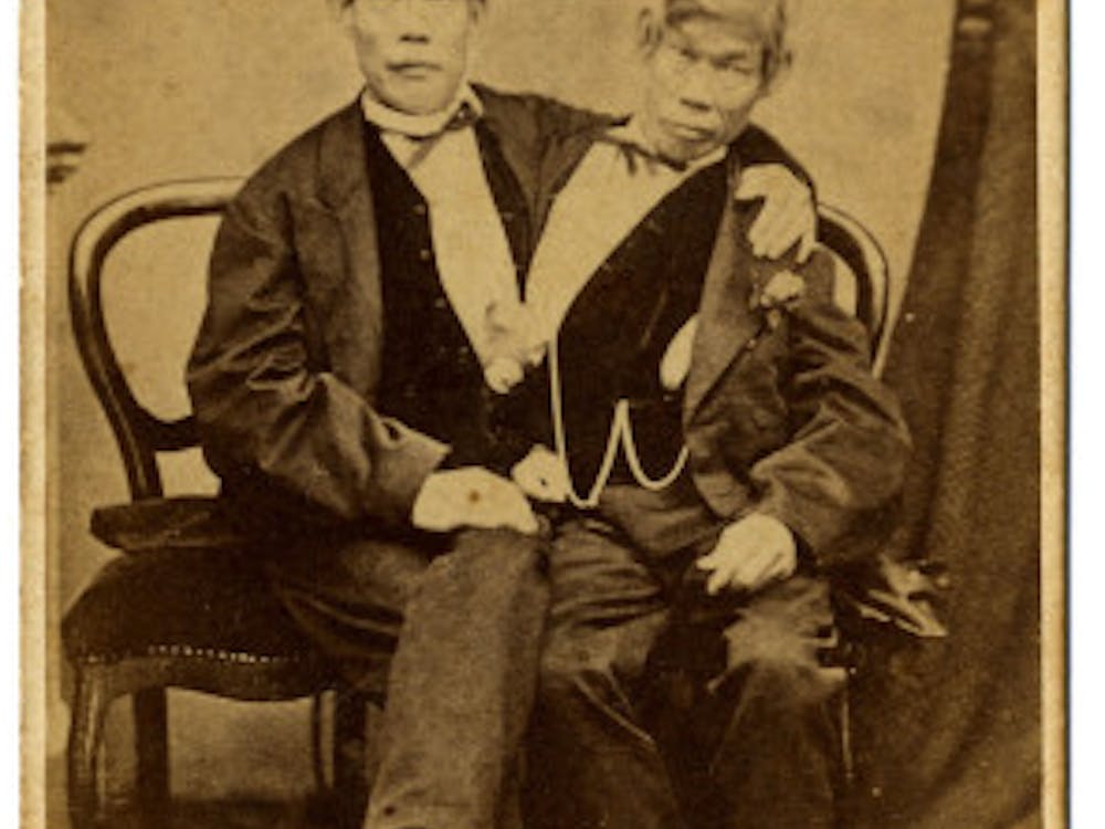 	&#8220;Chang and Eng Bunker, Seated&#8221; Portrait Collection (P2), North Carolina Collection Photographic Archvies, Wilson Library, University of North Carolina.
