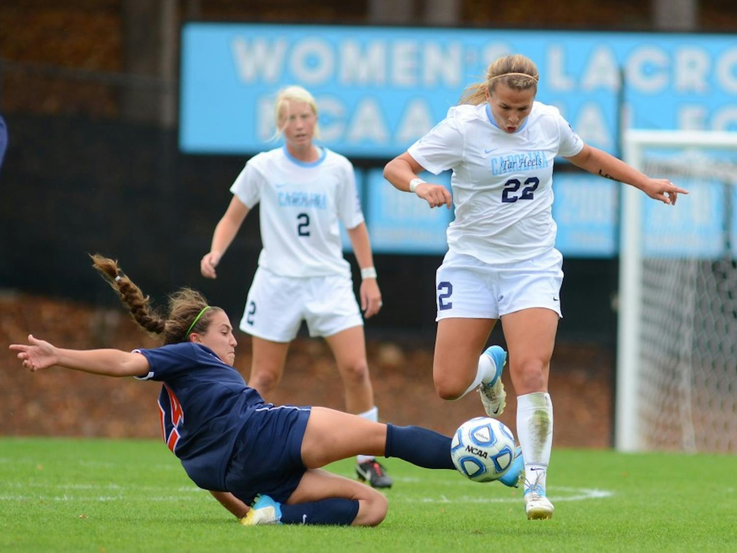 	4th seeded UNC Women&#8217;s Soccer lost 1-0 to 5th seeded UVA in the quarterfinals of the 2012 ACC Tournament on October 28th, 2012 in Chapel Hill, North Carolina. 