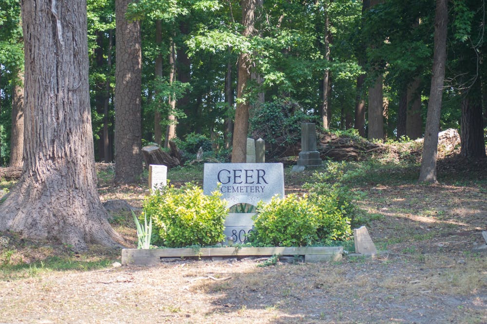 Geer Cemetery, as pictured on Tuesday May 25, 2021 is a historic Black cemetary that has been neglected.