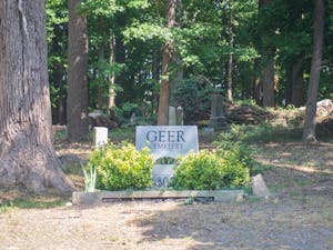 Geer Cemetery, as pictured on Tuesday May 25, 2021 is a historic Black cemetary that has been neglected.