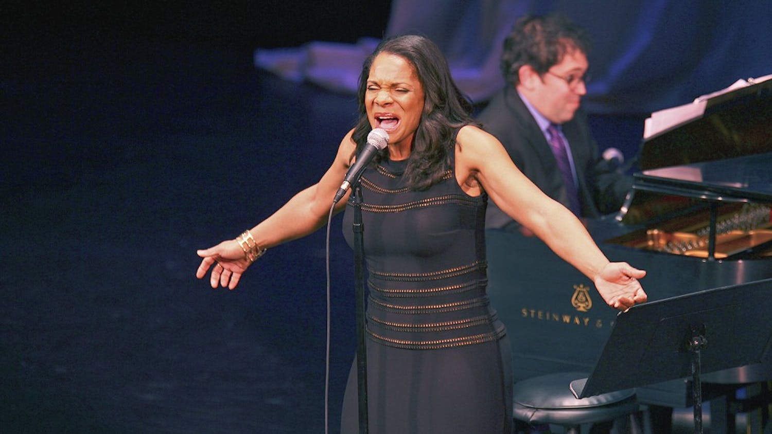 Six-time Tony Award winner Audra McDonald performs a ahow of broadway standards in Memorial Hall Friday night.