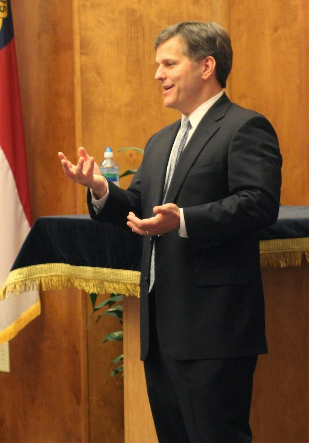 UNC Hillel and the Education Committee hosted Senator Josh Stein, a leading North Carolina Politician to speak about being Jewish in the North Carolina political scene. 

"The way we are going to succeed is having an educated workforce."