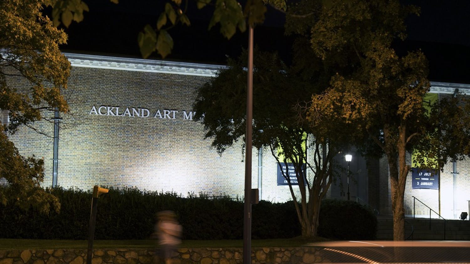 The Ackland Art Museum on Monday night. 