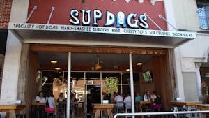 Sup Dogs on Franklin Street pictured on Sept. 23, 2021. 