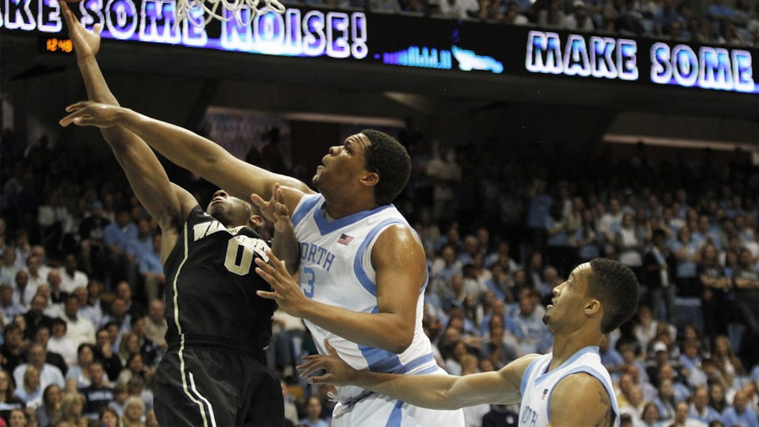 UNC Men's Basketball beat Wake Forest 105-72 on Saturday February 22. 