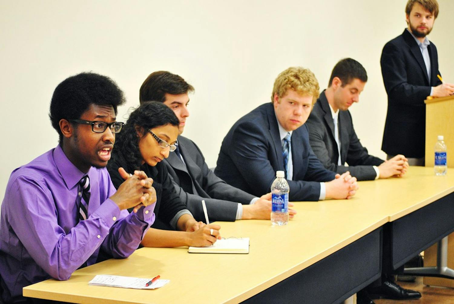 The Daily Tar Heel hosted a debate between the candidates for the Student Body President position. The candidates went over a variety of topics concerning their goals and reasons for becoming Student Body President. 