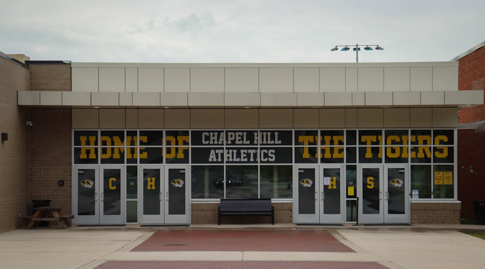 <p>Chapel Hill High School, located off of Seawell School Rd., pictured on Saturday, Sept. 10, 2022.</p>