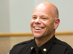Chris Blue is named Chapel Hill’s new police chief by Town Manager Roger Stancil on Monday, Nov. 15, 2010. Blue will officially take office on Dec. 1, 2010.