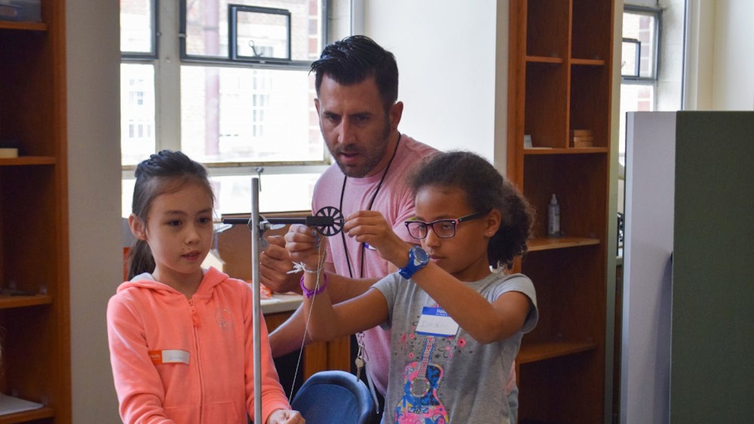 Carolina's Department of Physics and Astronomy hosted third and fourth graders from three local elementary schools for a "Science is Awesome" outreach event on May 15.