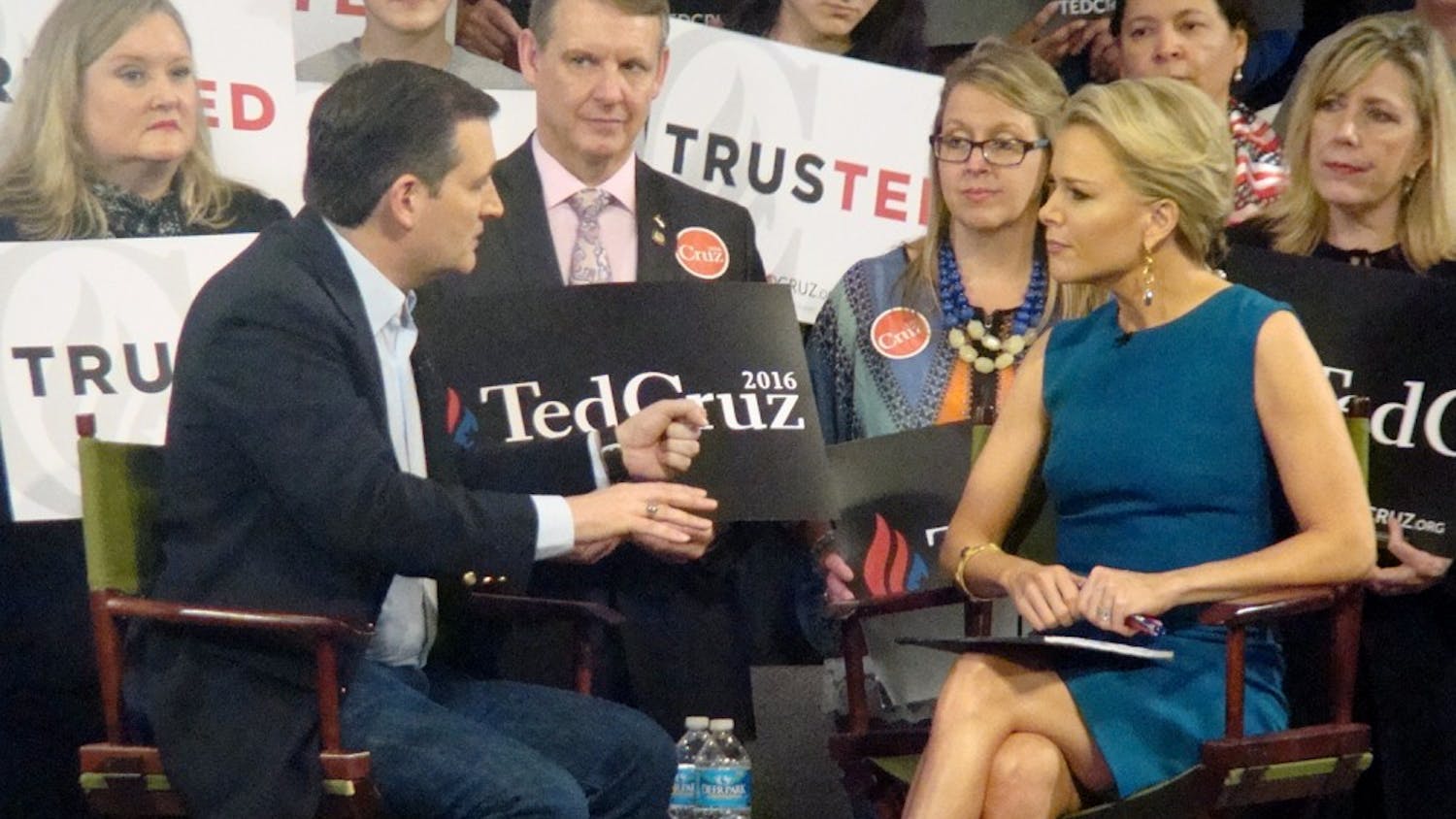 Senater Ted Cruz, presidential candidate, participated in a Q&A session with Megyn Kelly at Calvary Baptist church of Raleigh on Tuesday, March 9th.