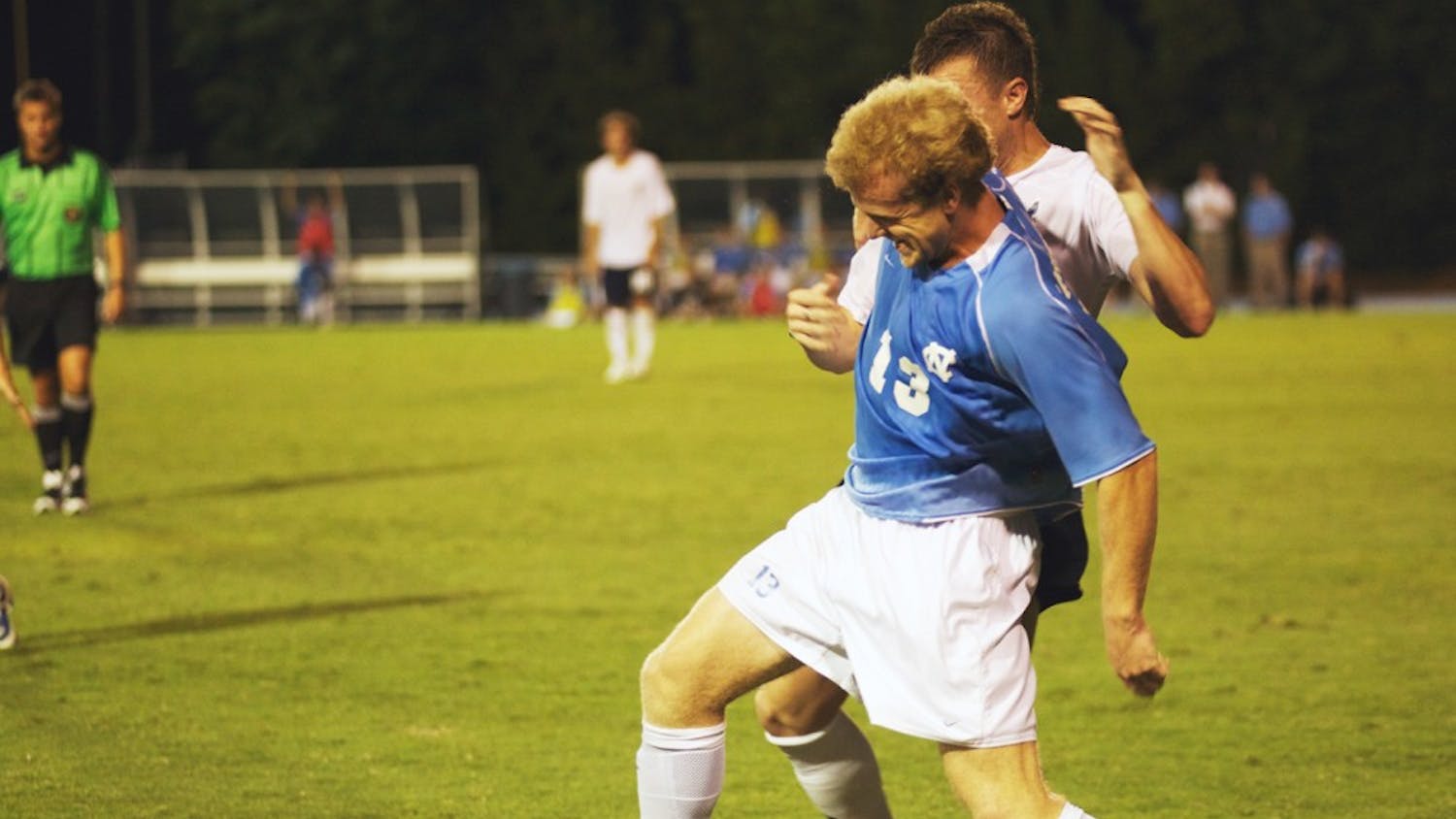 Josh Rice, who scored the game-winning goal against UNC-Wilmington in the last minute of UNC’s first exhibition game, scored twice for the Tar Heels in the preseason. North Carolina will open its regular season Friday in an NCAA College Cup semifinals rematch against Akron.