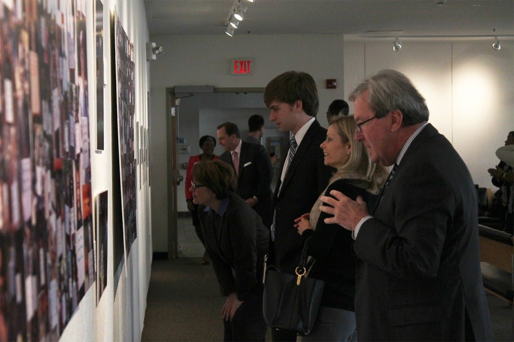 The Board of Trustees had a private viewing of the “I Have A Dream UNC Exhibit” in the Student Union Art Gallery Wednesday.