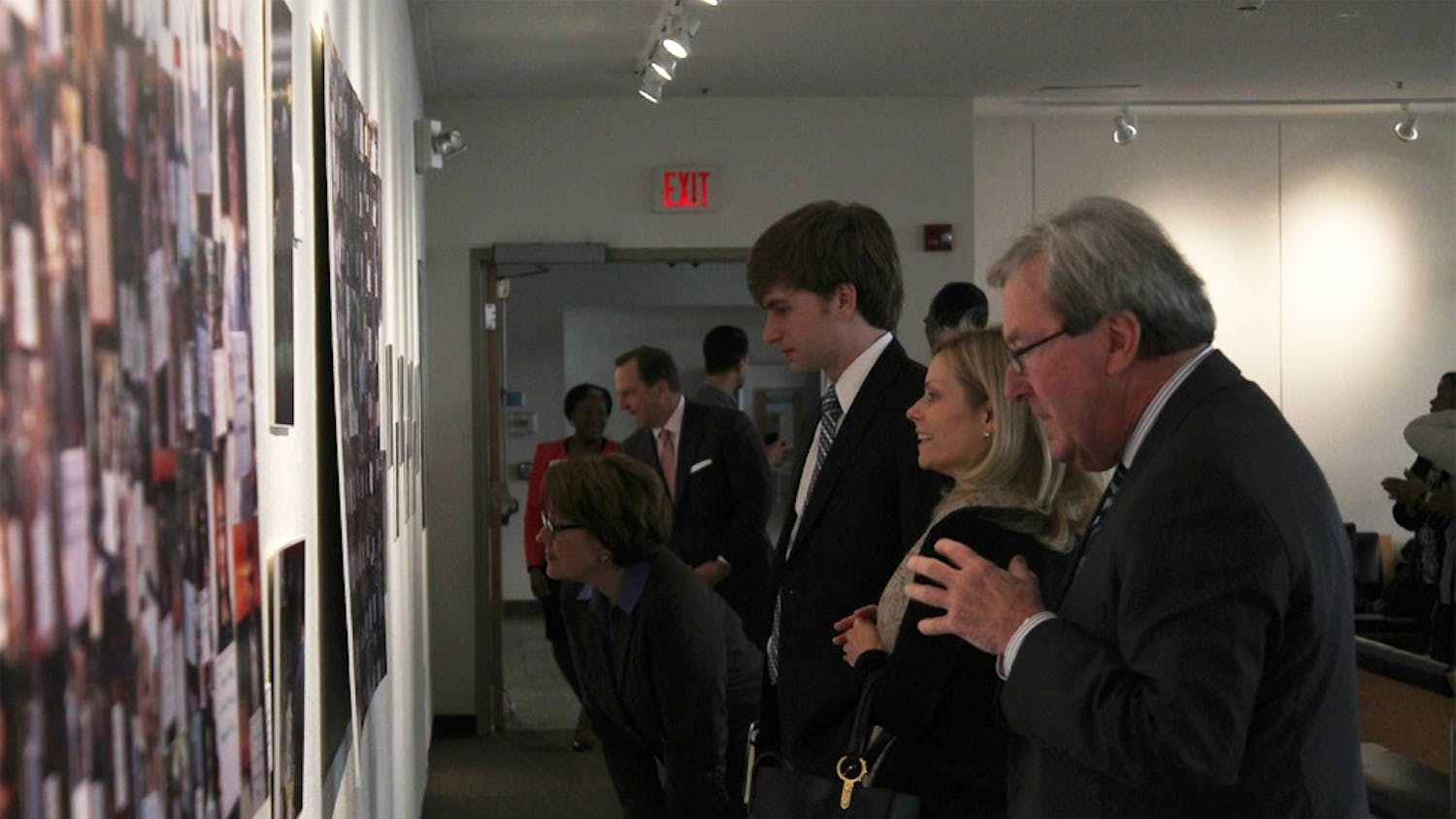 The Board of Trustees had a private viewing of the “I Have A Dream UNC Exhibit” in the Student Union Art Gallery Wednesday.