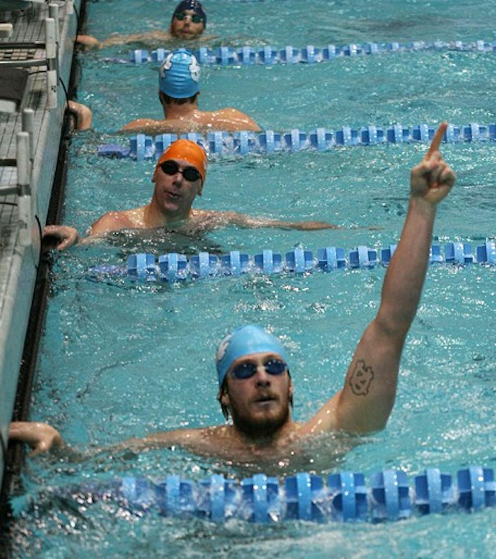 Wyher and the UNC 200-yard medley relay team took first place in Wednesday’s ACC Championships. DTH File/BJ Dworak