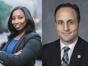 Democrat Jessica Holmes (left) and Republican Josh Dobson (right) are running for N.C. Commissioner of Labor in the November general election. Photos courtesy of Jessica Holmes and Josh Dobson.