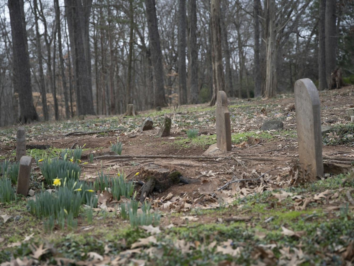 The Christopher and William Barbee Family Cemetery pictured on Jan. 24, 2020. The cemetery was active in the 18th and 19th century and where William Barbee and his relatives were buried. Nearly 100 enslaved people are buried in unmarked graves.