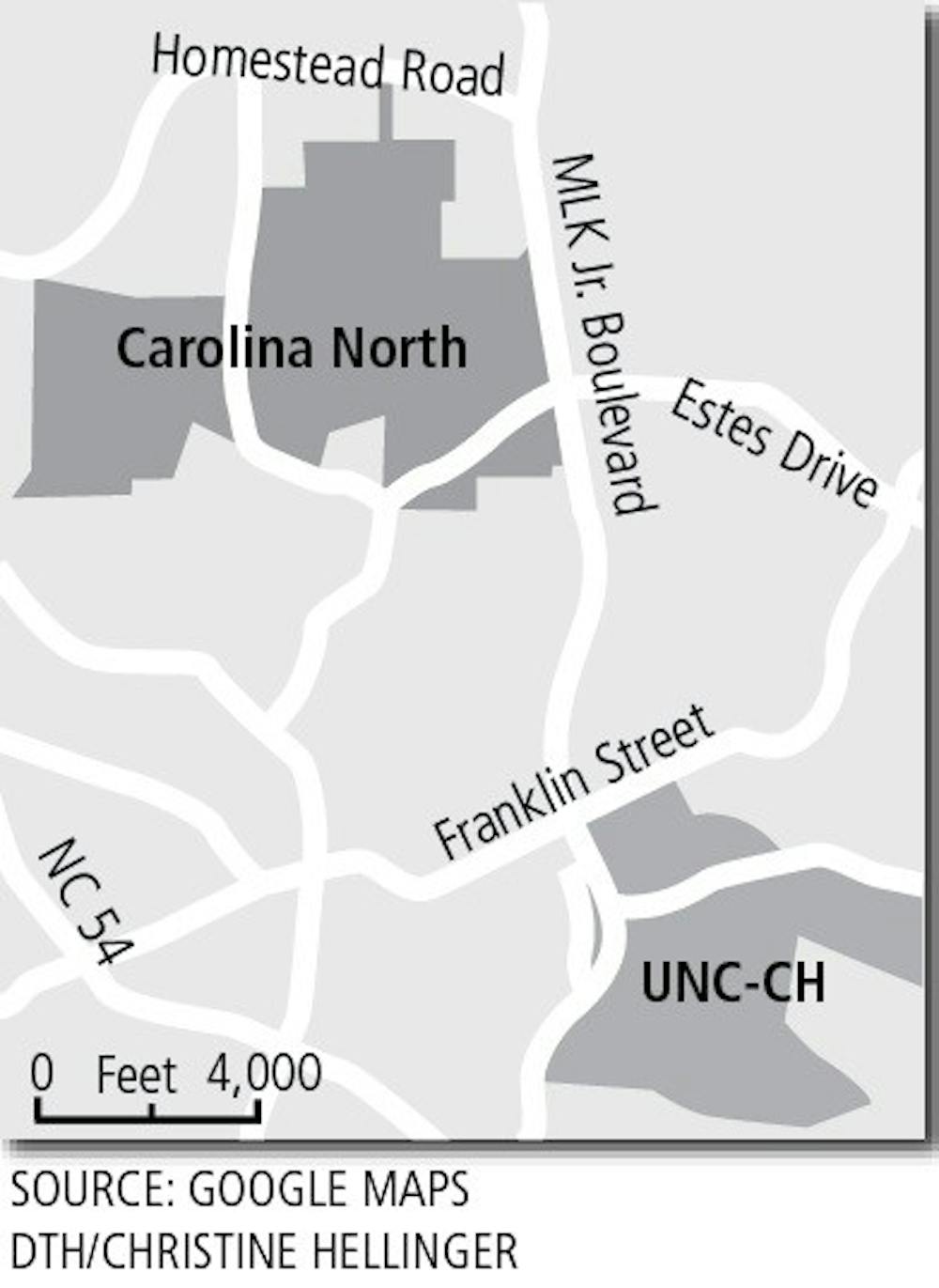 Carolina North Location