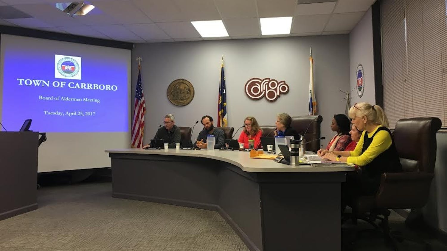The Carrboro Board of Aldermen discussed the location for an intermediate to advanced level pump track at their meeting on Tuesday.&nbsp;