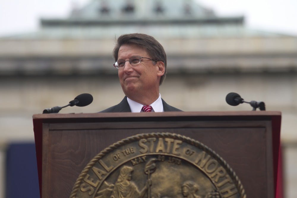 "We can do better, we must do better, we will do better,"said McCrory on the state's education policy.