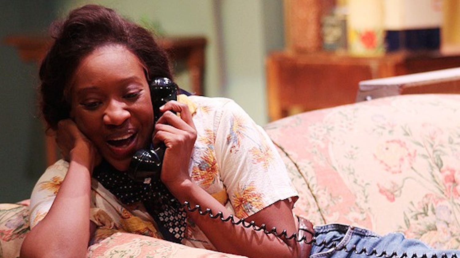 Miriam Hyman plays Beneatha Younger in A Raisin in the Sun. The dress rehearsal of A Raisin in the Sun at Playmakers Theatre was on Thursday night. 