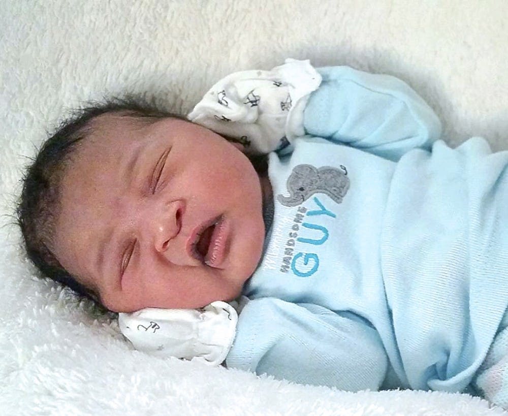 Ja’kir Tyrise Ford was born Friday. His mother, Michelle Ford, the shift supervisor at Alpine Bagel, went into labor at work. (Courtesy of Michelle Ford)
