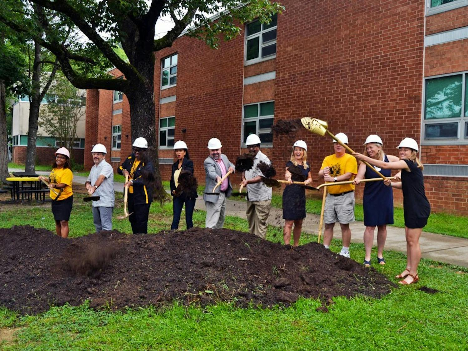 Ceremony speakers at Chapel Hill High School is officially break ground on June 12.
