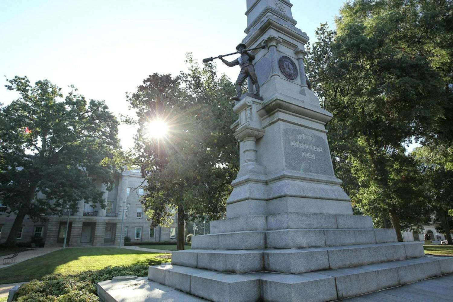 Three Confederate statues on North Carolina's old Capitol Grounds in Raleigh, NC are under consideration for relocation.