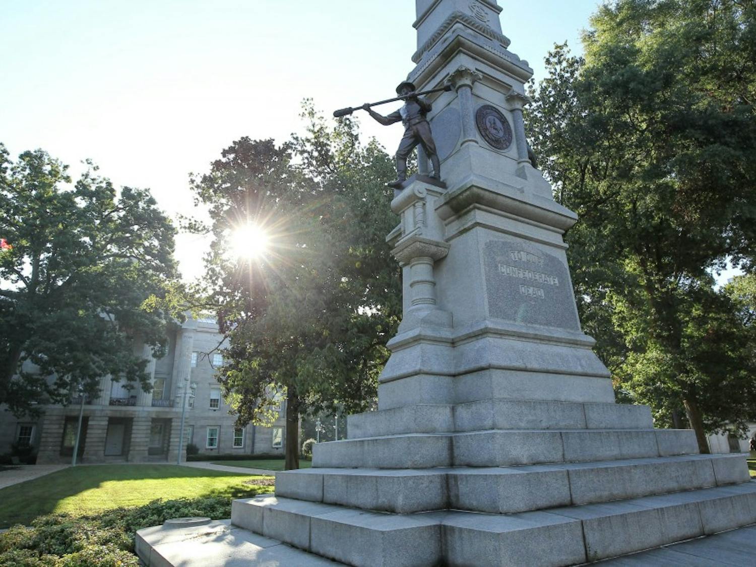 Three Confederate statues on North Carolina's old Capitol Grounds in Raleigh, NC are under consideration for relocation.