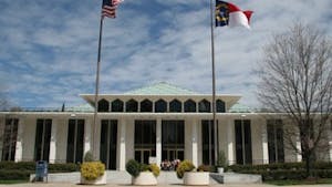 The Legislative Building located in Raleigh houses North Carolina's General Assembly. Republicans fell one seat shy of a veto-proof supermajority in the N.C. House in the 2022 midterm election.