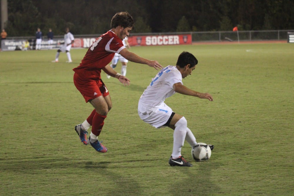 	Danny Garcia fights for possession of the ball.