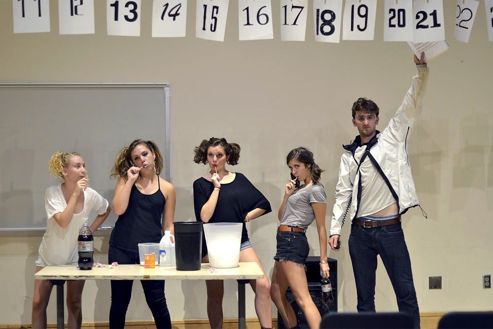LAB! Theatre and the Modern Shakespeare Society will perform “30 Plays in 60 Minutes” tonight.Courtesy of Shannon Kelly.