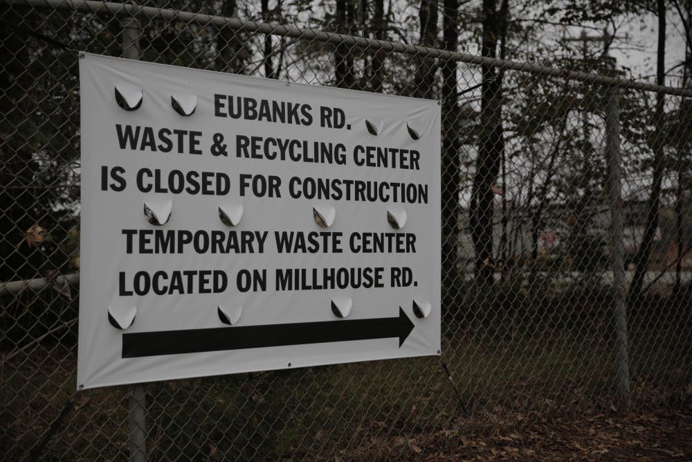 <p>Construction&nbsp;activities&nbsp;to remodel, expand and&nbsp;make improvements at the Eubanks Rd. Waste and Recycling Center are estimated to last ten months.</p>