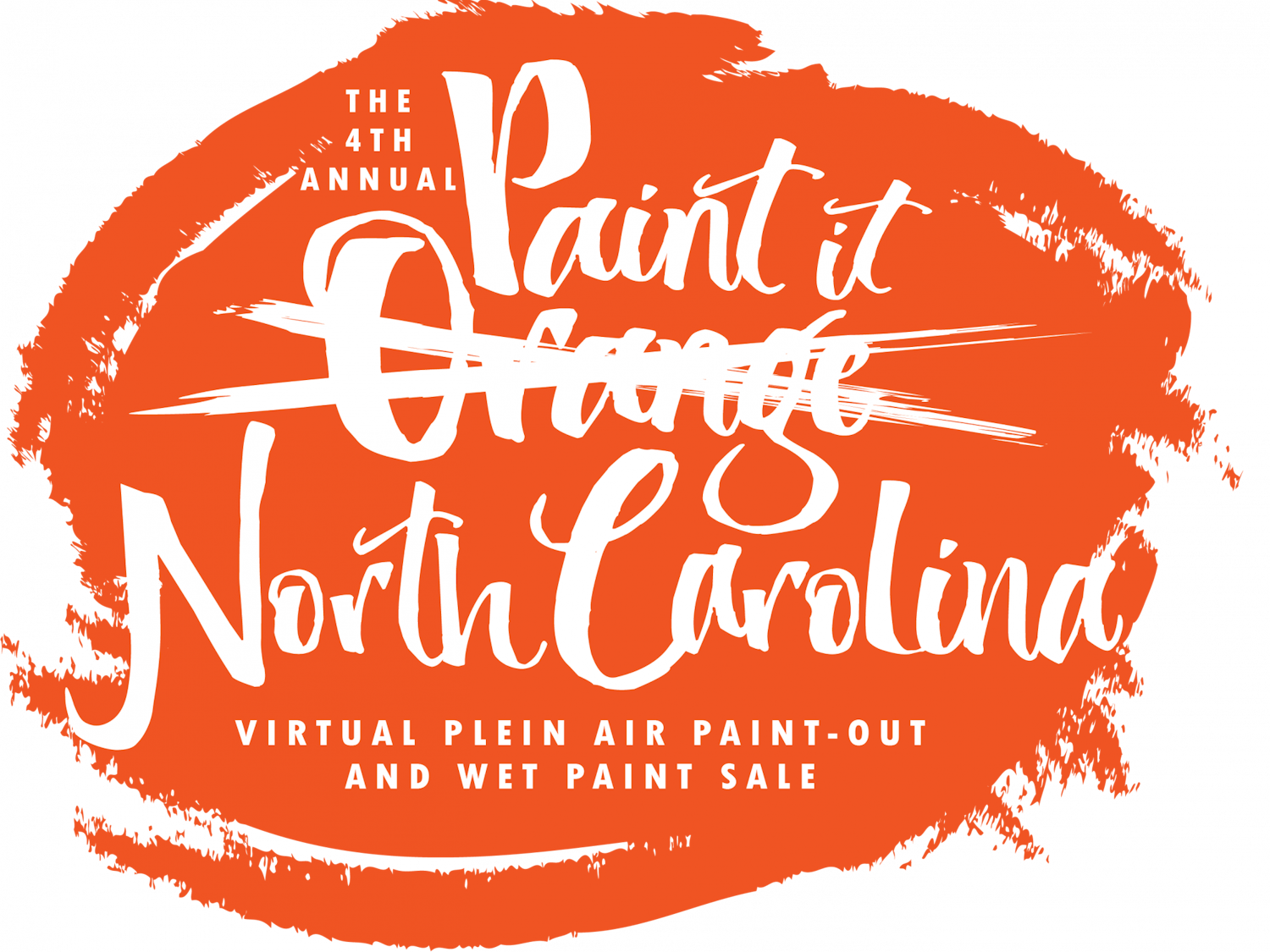 The fourth annual “Paint it Orange” event, hosted by the Orange County Arts Commission and the Hillsborough Arts Council, is adjusting to a new online format to continue supporting artists in North Carolina. Graphic courtesy of Katie Murray.&nbsp;