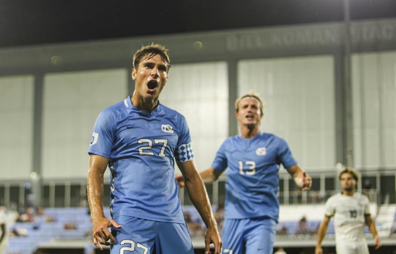 UNC men's soccer uses physicality in come-from-behind win over Seattle