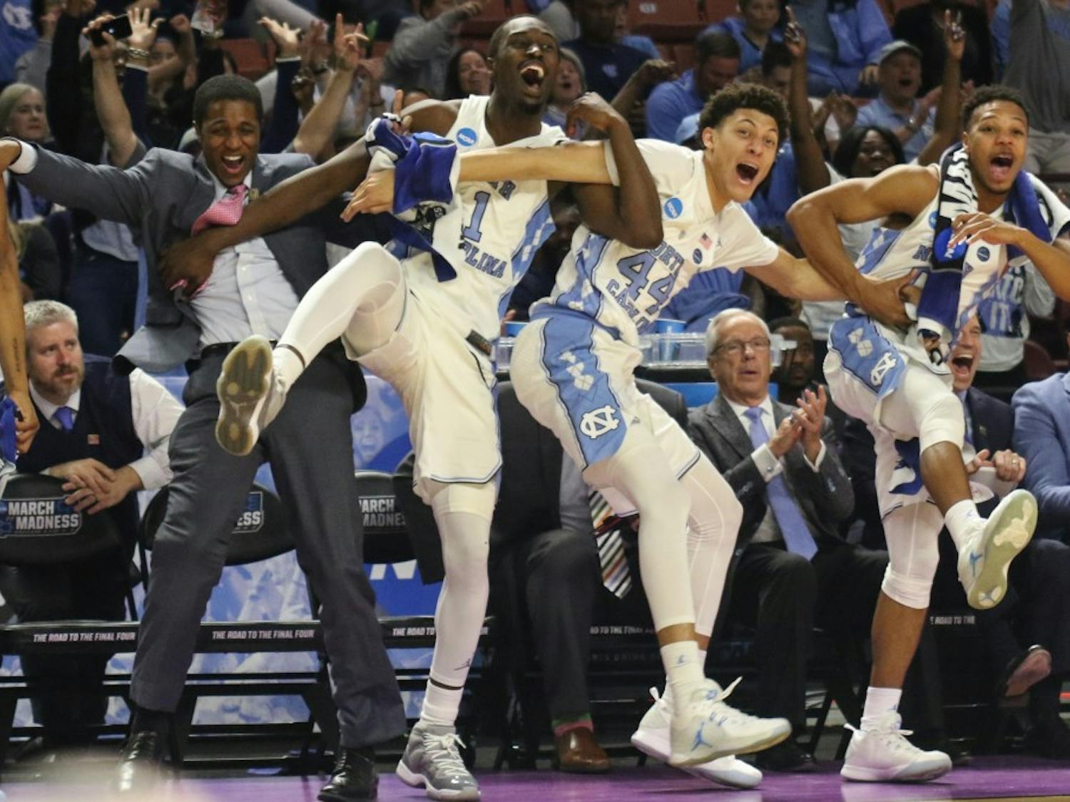 The North Carolina men's basketball team defeated Texas Southern 103-64 in the first round of the NCAA Tournament in Greenville on Friday. The Tar Heels will play Arkansas in the second round on Sunday.