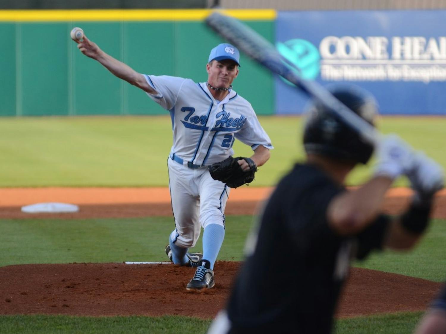 	The North Carolina Tar Heels defeated The Wake Forest Demon Deacons 6-0 in their opening game of the 2012 ACC Baseball Tournament on May 23rd, 2012 at NewBridge Bank Park in Greensboro, North Carolina.
