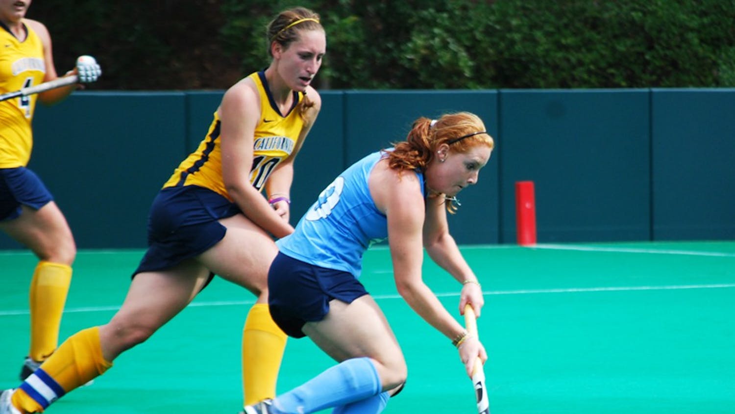 Freshman forward Sinead Loughran put seven of her eight shots on frame against California on Monday.
The Tar Heels put together 27 shots but only connected on one against their unranked opponent.